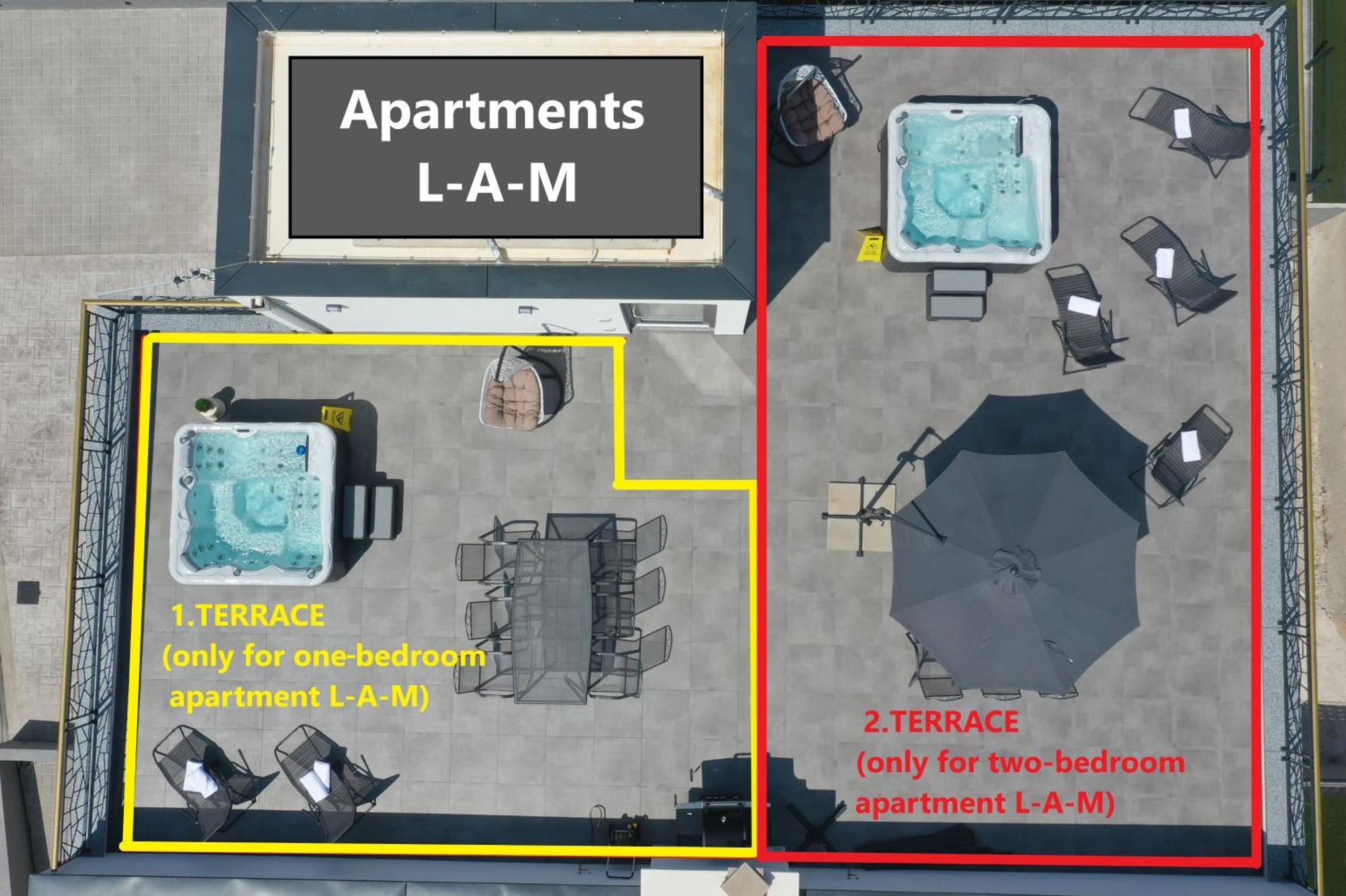 Apartments L-A-M Podstrana Exterior photo
